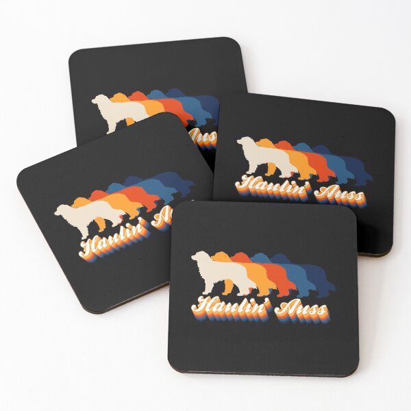 Item preview, Haulin' Auss Retro Australian Shepherd Dog designed and sold by Shop signer.