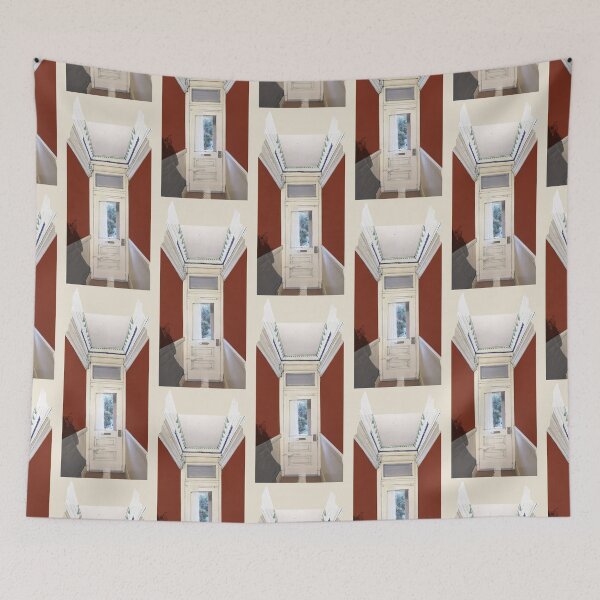 Item preview, Edwardian Hallway - Red on Cream designed and sold by KLA-GustFlo.