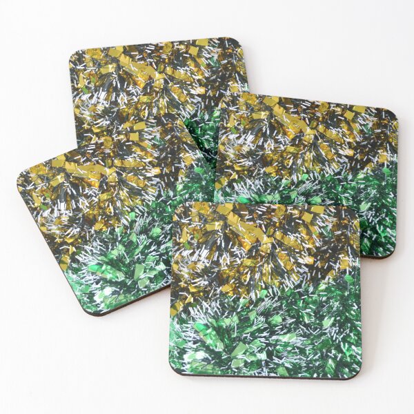 Item preview, Christmas tinsel - green and gold designed and sold by Sandy Maya's Artwork.