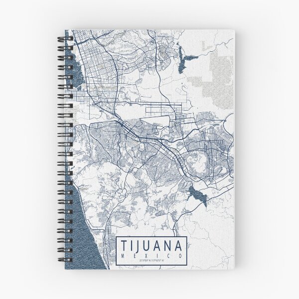 Item preview, Tijuana City Map of Mexico - Coastal designed and sold by deMAP.