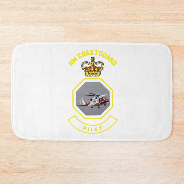 Item preview, Pilot - HM Coastguard rescue Sikorsky S-92 helicopter based on coastguard insignia. designed and sold by ajtechdesigns.