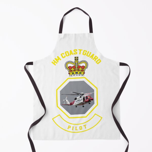 Item preview, Pilot - HM Coastguard rescue Sikorsky S-92 helicopter based on coastguard insignia. designed and sold by ajtechdesigns.