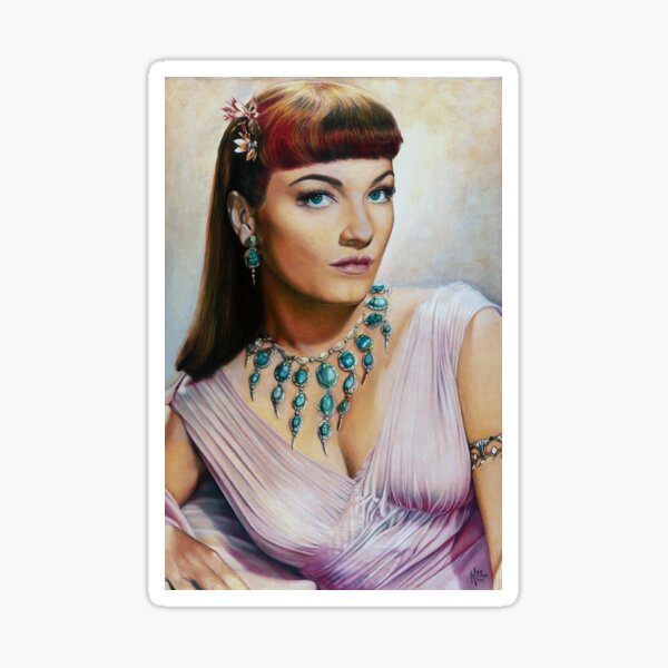 Anne Baxter Color Pencil @ www.KeithMcDowellArtist.com Sticker