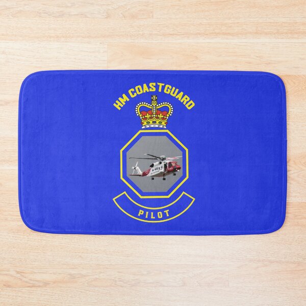 Item preview, Pilot - HM Coastguard rescue Sikorsky S-92 helicopter based on coastguard insignia. designed and sold by ajtechdesigns.