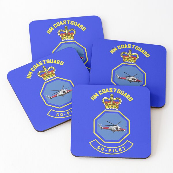 Item preview, Co-Pilot - HM Coastguard rescue AugustaWestland AW189 helicopter based on coastguard insignia. designed and sold by ajtechdesigns.