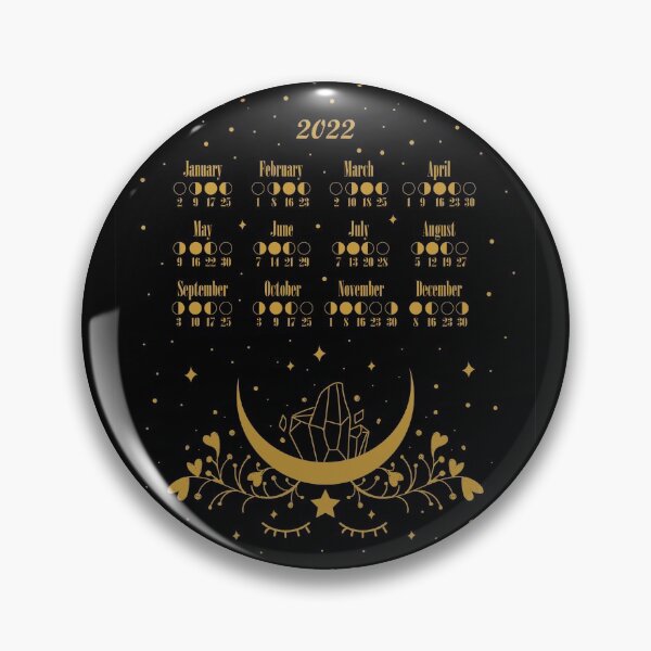 Item preview, Moon Luna Calendar 2022 Poster designed and sold by DarrriaDesign.