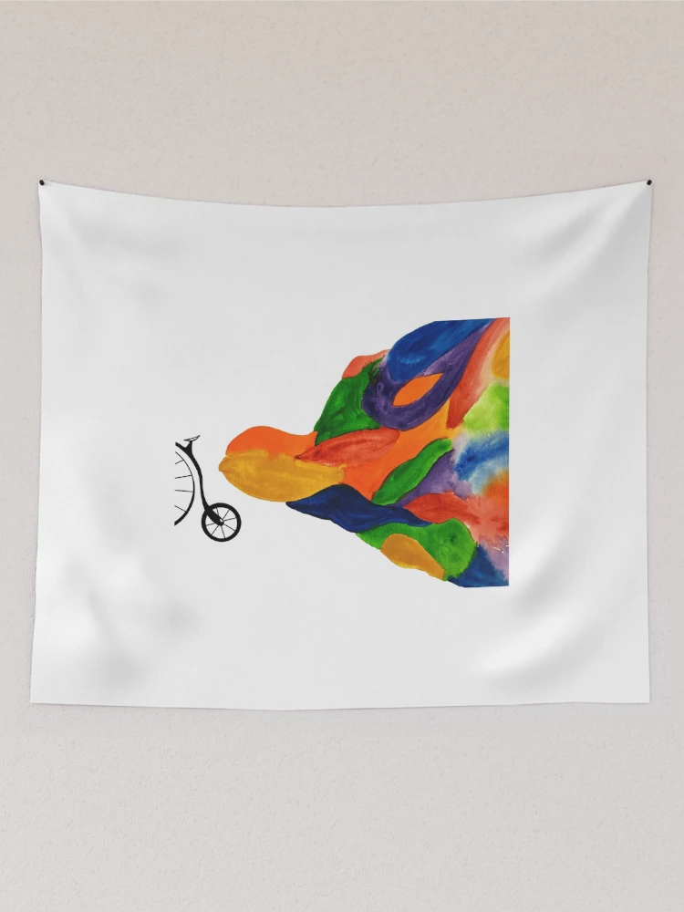 Thumbnail 2 of 3, Tapestry, Colorful Ride designed and sold by J-Rage.