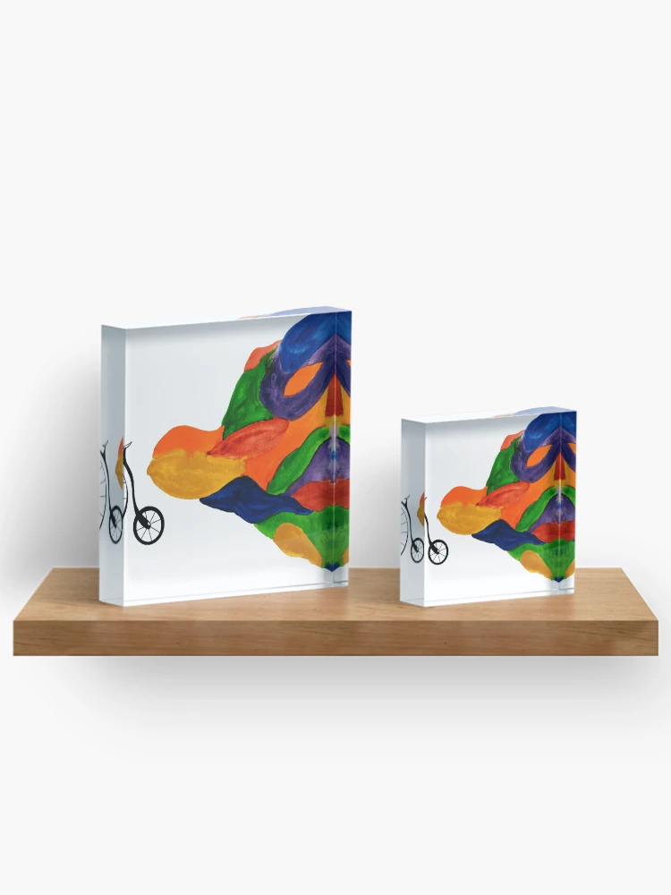 Thumbnail 3 of 5, Acrylic Block, Colorful Ride designed and sold by J-Rage.