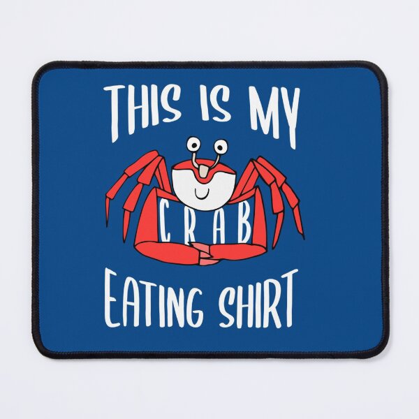 Item preview, This Is My Crab Eating - cute crab drawing designed and sold by Gordonbailey.