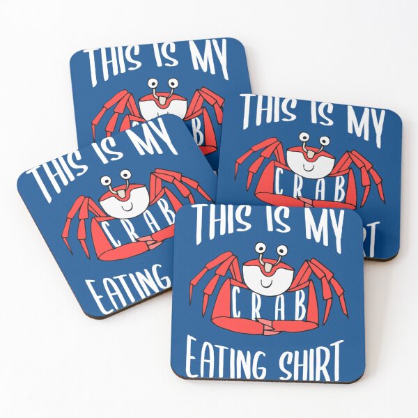 Item preview, This Is My Crab Eating - cute crab drawing   designed and sold by Gordonbailey.