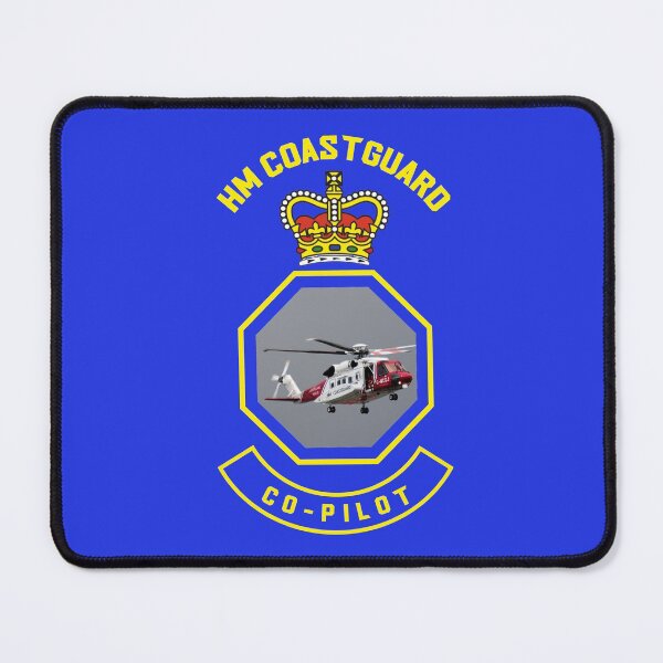 Item preview, Co-Pilot - HM Coastguard rescue Sikorsky S-92 helicopter based on coastguard insignia. designed and sold by ajtechdesigns.