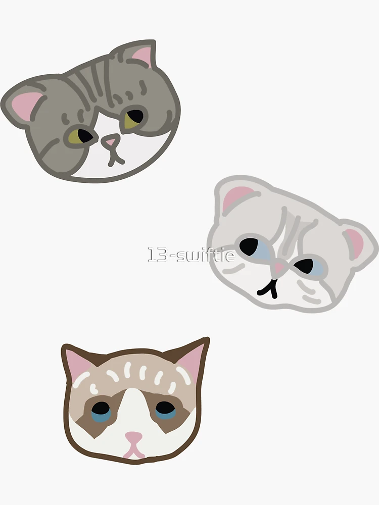 Swiftie Cat Red Sticker