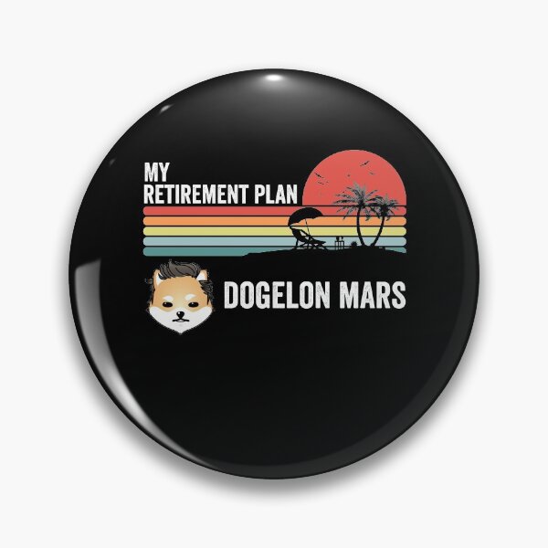 Item preview, Vintage Dogelon Mars Crypto Coin My Retirement Plan Cryptocurrency Blockchain Wallet designed and sold by EmmaRichardso.