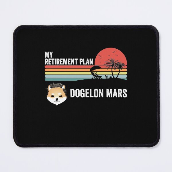 Item preview, Vintage Dogelon Mars Crypto Coin My Retirement Plan Cryptocurrency Blockchain Wallet designed and sold by EmmaRichardso.