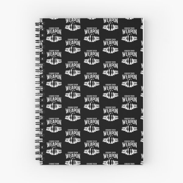 Item preview, Chess Player Choose Your Weapon Chess  designed and sold by The Junto Shop.