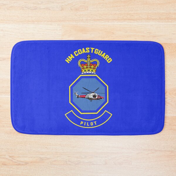 Item preview, Pilot - HM Coastguard rescue AugustaWestland AW189 helicopter based on coastguard insignia. designed and sold by ajtechdesigns.