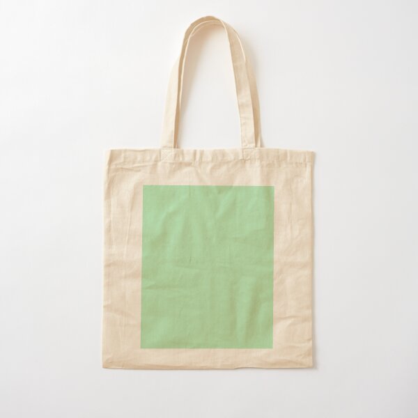 Reversible Cotton Tote Bag Soothing Browns and Seafoam With 