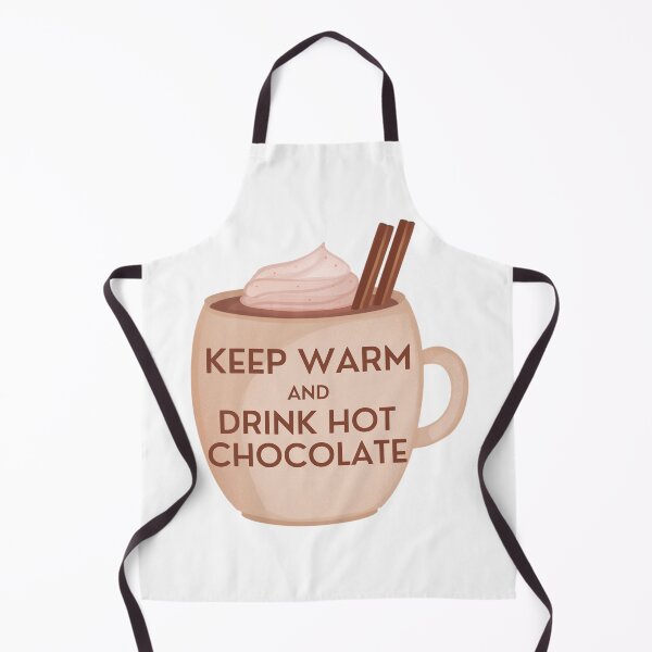 Item preview, Keep Warm and Drink Hot Chocolate Design designed and sold by Pun Intended.