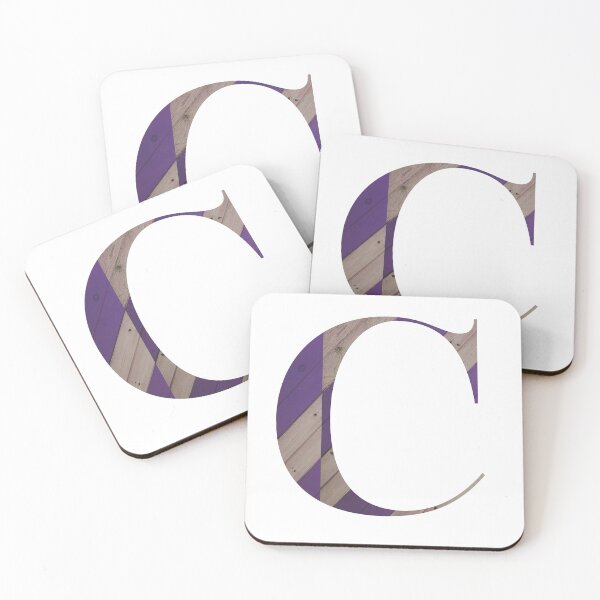 Item preview, Textured C Letter Typography designed and sold by TeabreakType.