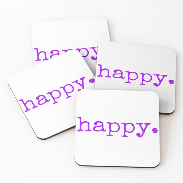 Item preview, happy. purple designed and sold by In A Word | Minimal Statement Wear.