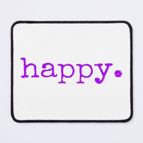 Item preview, happy. purple designed and sold by In A Word | Minimal Statement Wear.