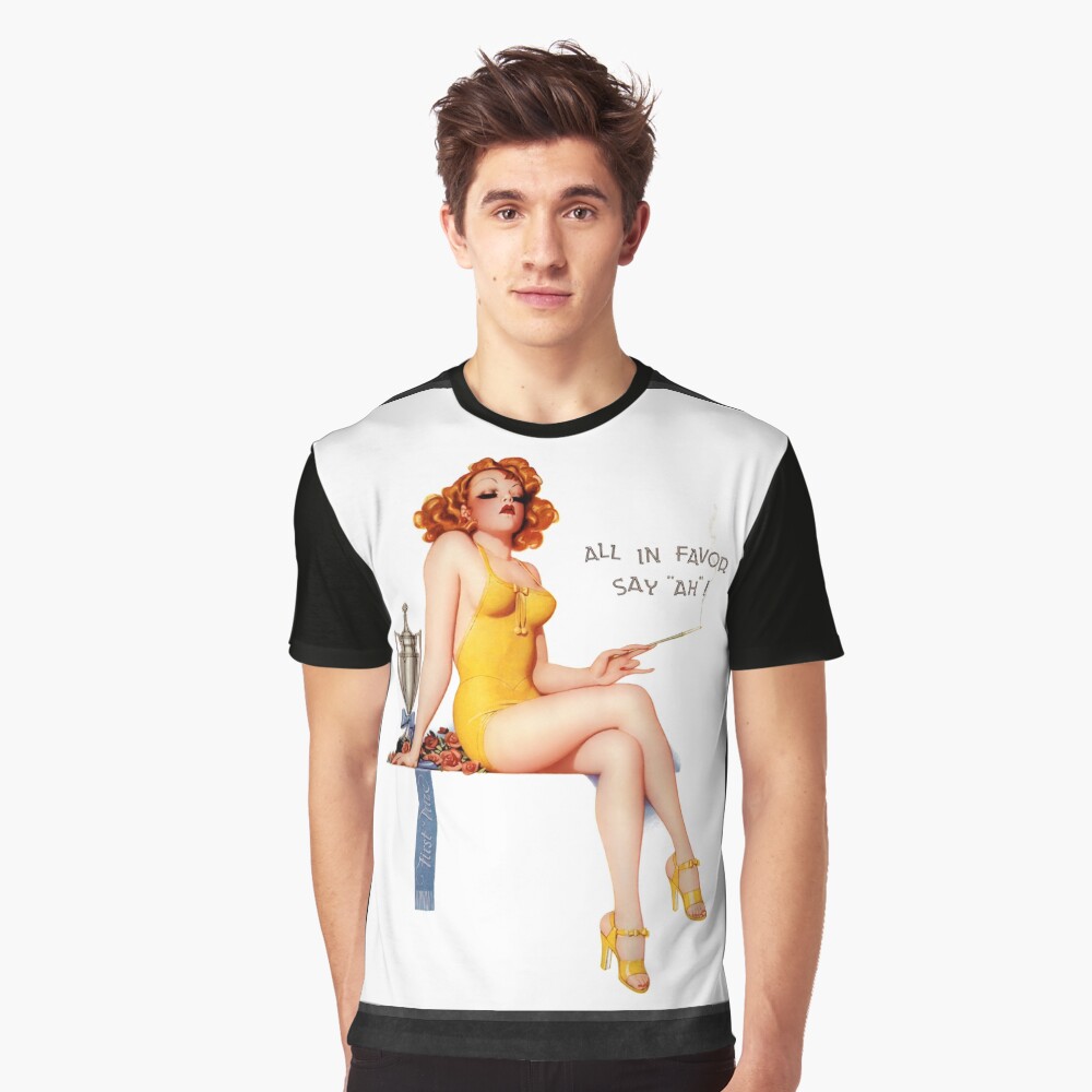 Todos a favor digan Ah de Enoch Bolles Clprimer lugar belleza Masters Reproducciones Camiseta gráfica All In Favor Say Ah by Enoch Bolles Classic Xzendor7 Old Masters Reproductions Graphic T-Shirt