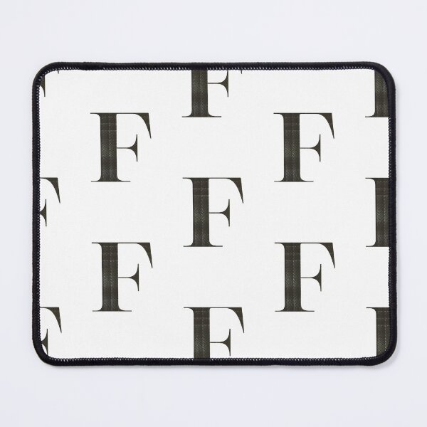Item preview, Textured F Letter Typography designed and sold by TeabreakType.