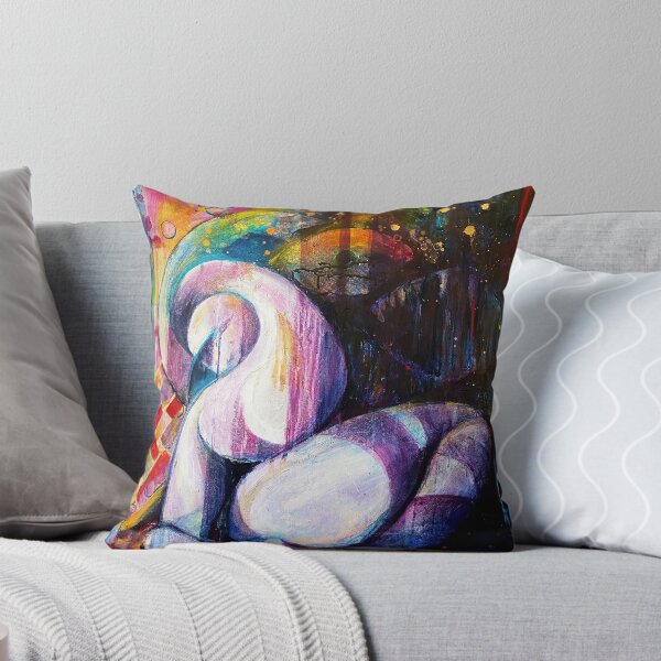 Item preview, Quietly Fierce (acrylic painting by Jo Starling, 2021) designed and sold by Fishotopia.