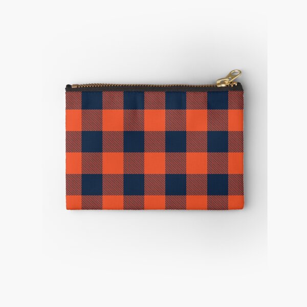 Item preview, ORANGE + NAVY BUFFALO PLAID designed and sold by MerakiCreative.