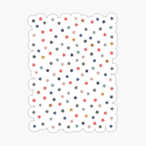 Colorful Stars Sticker