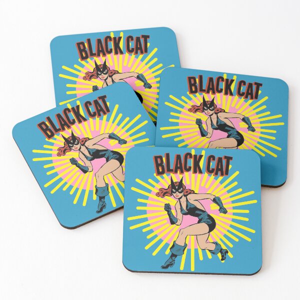 Item preview, Black Cat - Retro Superhero of the Golden Age designed and sold by Gautam Sheoran.