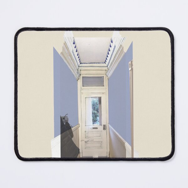 Item preview, Edwardian Hallway - Blue on Cream designed and sold by KLA-GustFlo.