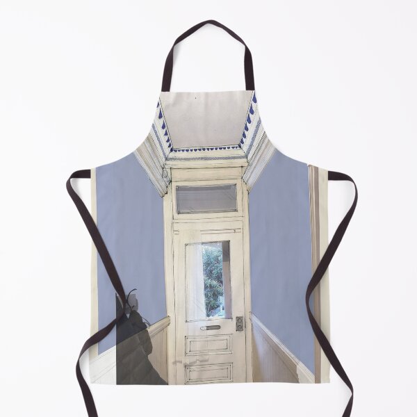 Item preview, Edwardian Hallway - Blue on Cream designed and sold by KLA-GustFlo.