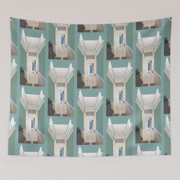 Item preview, Edwardian Hallway - Green on Green designed and sold by KLA-GustFlo.