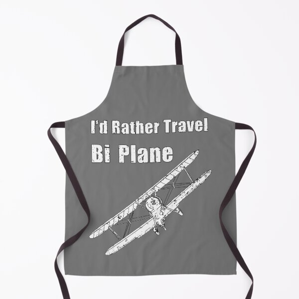 Item preview, I'd Rather Travel Bi Plane (Pun Intended) designed and sold by Drew McAvoy.