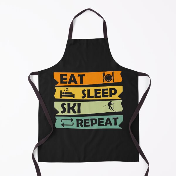 Item preview, Eat Sleep Ski Repeat, Skiing Gift, Funny Skiing Quote, Skier, Ski Design designed and sold by DesignHouse07.