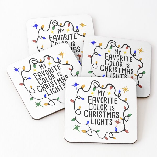Item preview, My Favorite Color is Christmas Lights Super Cute Xmas Humor designed and sold by Rabbitti.