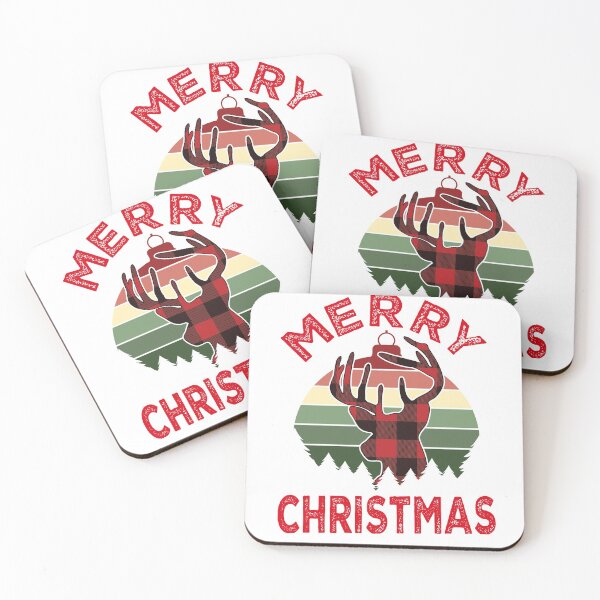 Item preview, Merry Christmas Plaid Reindeer designed and sold by Life Is Beautiful.