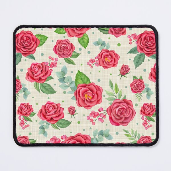 Item preview, Coral Pink Rose Garden designed and sold by KrisInStitches.