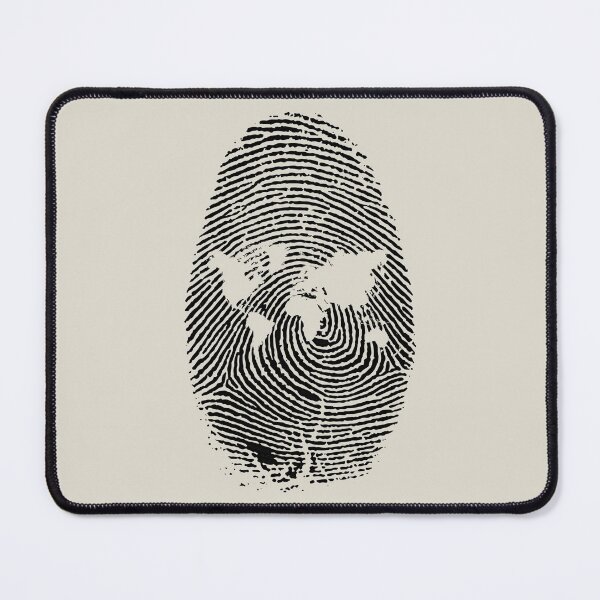 Item preview, Fingerprint earth map designed and sold by RafaelLima7.
