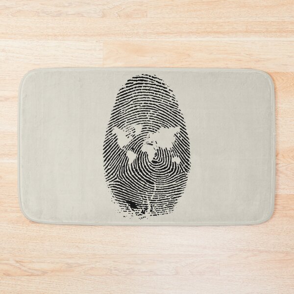 Item preview, Fingerprint earth map designed and sold by RafaelLima7.