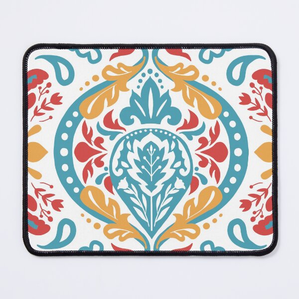 Item preview, Beatrice Damask Fiesta designed and sold by oppositedge.