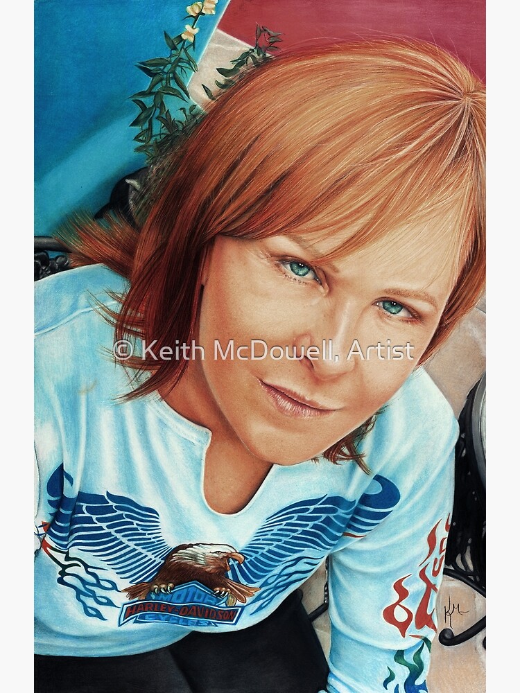 Thumbnail 3 of 3, Poster, Tiny Dancer, Maxine Taupin Color Pencil @ www.KeithMcDowellArtist.com designed and sold by Tributes.