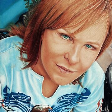 Artwork thumbnail, Tiny Dancer, Maxine Taupin Color Pencil @ www.KeithMcDowellArtist.com by © Keith McDowell, Artist