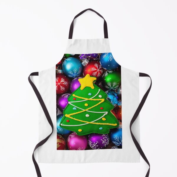 Aperçu de l'œuvre Christmas tree cookie with ornaments créée et vendue par Garry Gay.
