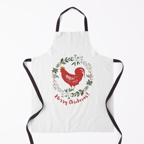 Item preview, Merry Chickmas Floral Christmas Chicken designed and sold by BeckySageLife.