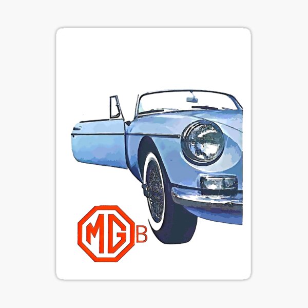 Mgb Sticker For Sale By Stevenpoulton Redbubble