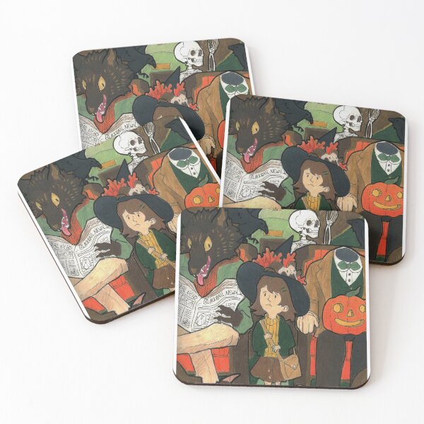 Item preview, Little Witch on a Train designed and sold by The Illustrated Owl.