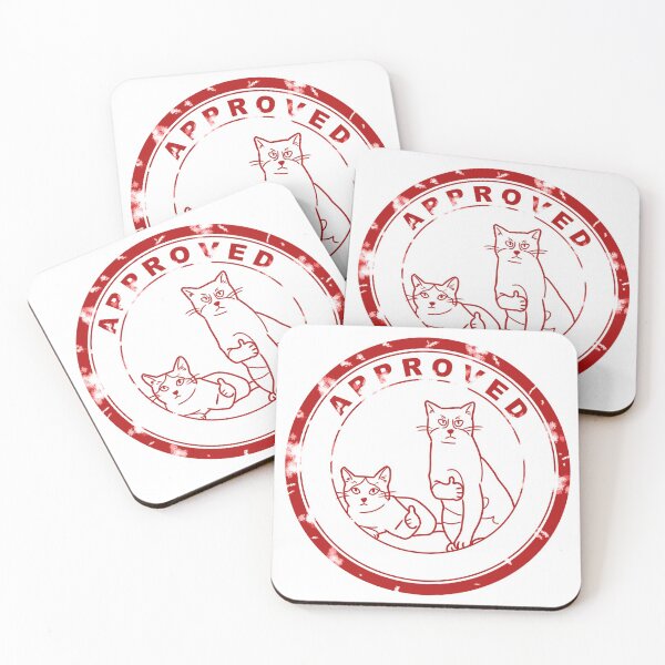Item preview, Approved by Cats (Red) designed and sold by Jets-Emporium.