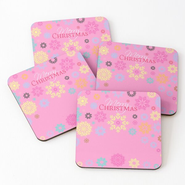 Item preview, Merry Christmas Pink Dress Multicolored Snowflakes  designed and sold by Ross-Sergey.